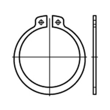 DIN471 Sicherungsring Achse (außenseitig)